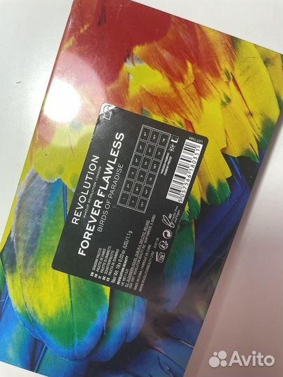 Цветная палетка теней 