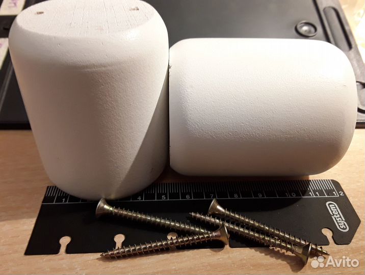 Полусферические мебельные ручки-кнопки крупные