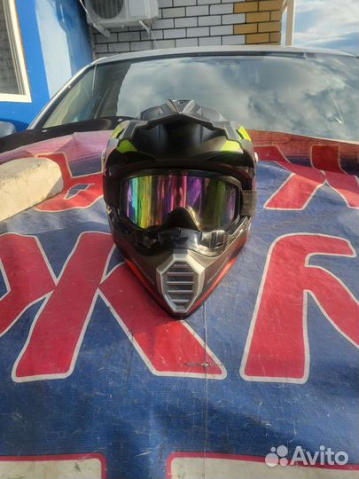 Мотошлем кроссовый бу