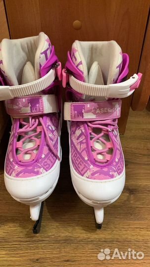 Коньки детские раздвижные 34 37