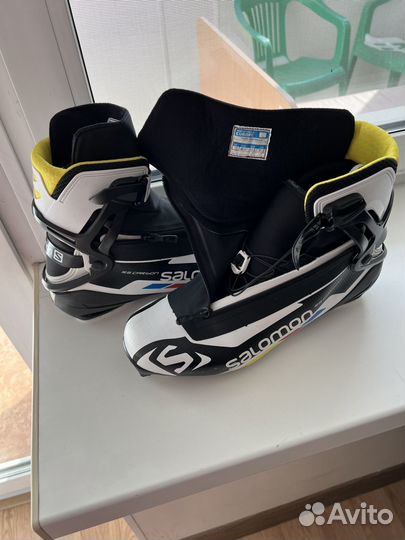 Лыжные ботинки коньковые salomon