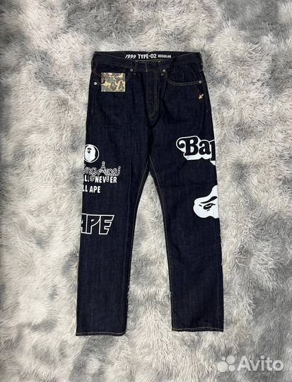 Джинсы bape