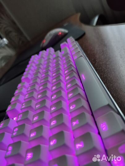 Игровая механическая клавиатура, смазанная, RGB