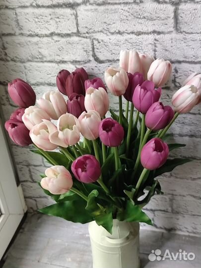 Тюльпаны силикон 7