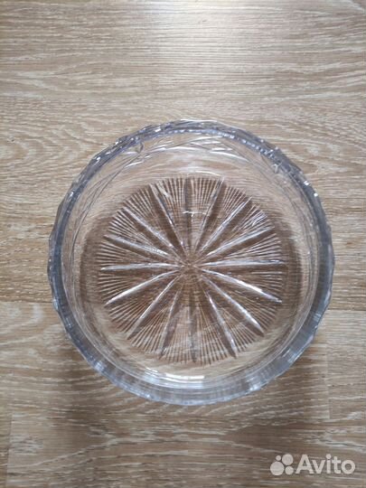Ваза для фруктов или конфет из хрусталя СССР