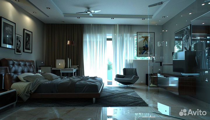 Перегородка стекло