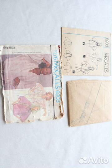 Винтажная выкройка блузки