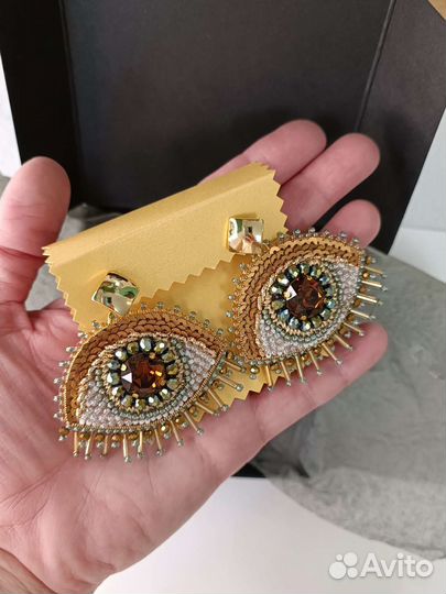 Серьги Глаза