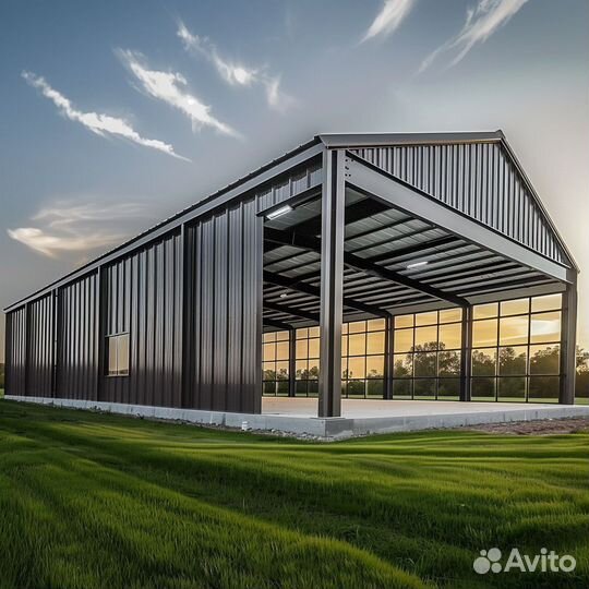 Фермы для Арочного ангара 12*6 готовые в Ростове Создаем металлокаркасные здания от 3000 квадратов