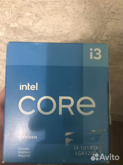 Процессор Intel core i3 10105f