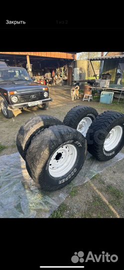 Колеса Discovery Cooper (32) с дисками на УАЗ