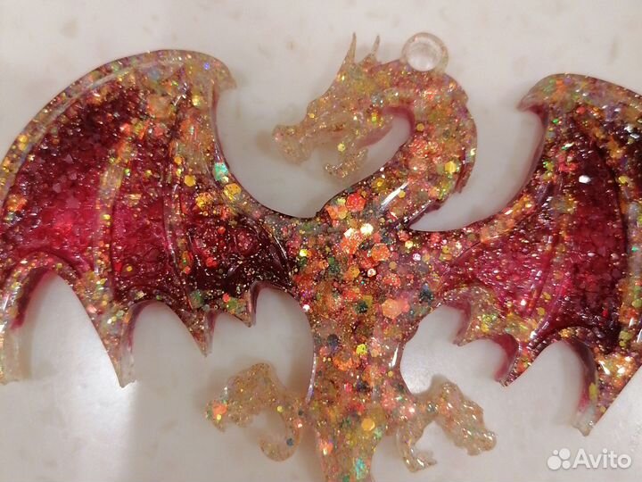 Елочная игрушка дракон