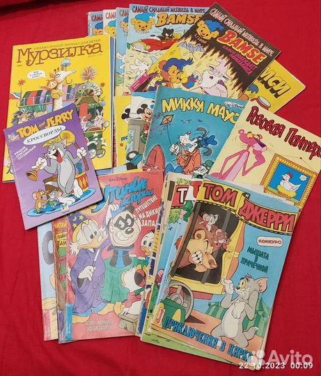 Комиксы Микки маус,Розов.пантера, Бамси,Том и Джер
