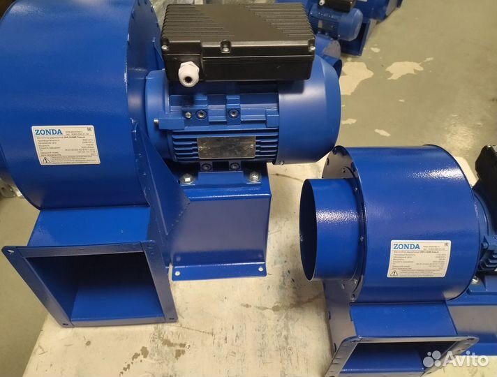 Вентилятор радиальный на вытяжку ZBR 2020 м3/ч