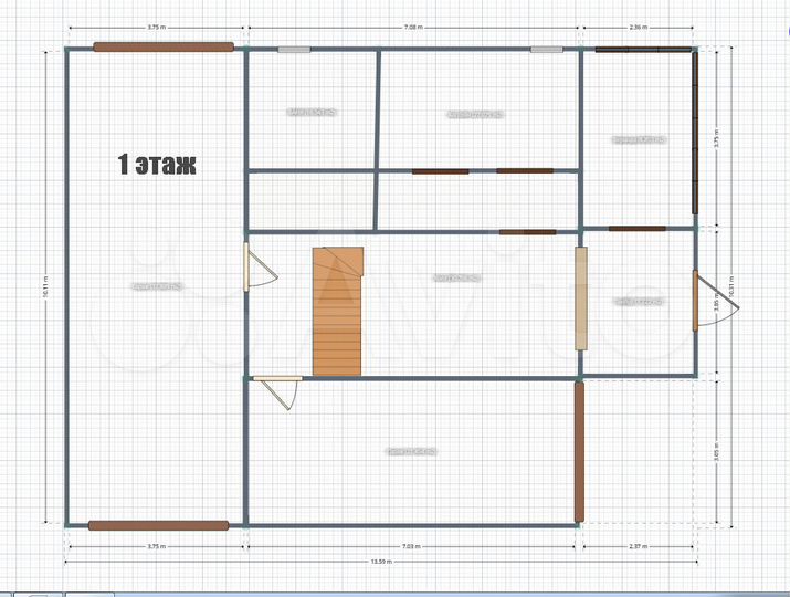 Дом 160 м² на участке 30 сот.