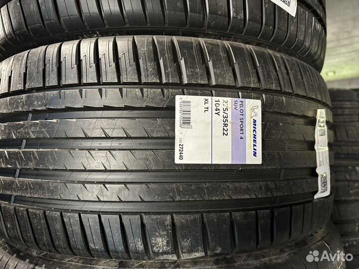 Michelin Pilot Sport 4 S 275/35 R22 и 315/30 R22 107Y