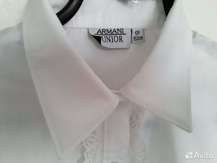 Школьная блузка. Аrmani, оригинал.4-5 кл