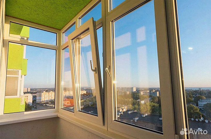 Окна на балкон лоджию