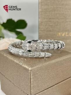 Браслет bvlgari serpenti белое золото