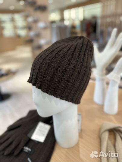 Комплект шапка шарф перчатки из пуха яка