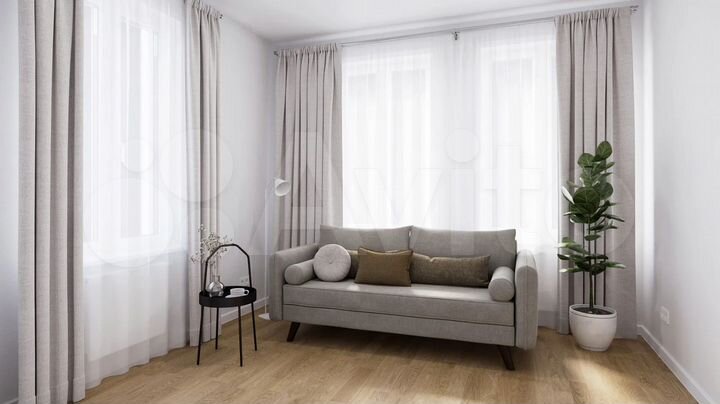 2-к. квартира, 56,9 м², 4/11 эт.