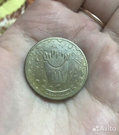 Юбилейная монета Макдональдс 30 лет