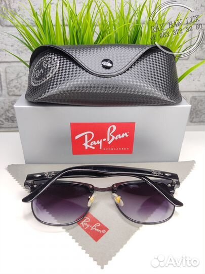 Ray Ban Clubmaster 3016 Фиолетовый Градиент