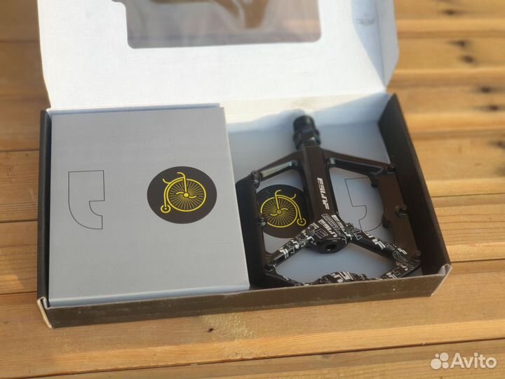 Педали для велосипеда алюминиевые на промах