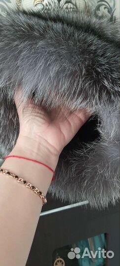 Шапка из чернобурки 57 58 объем