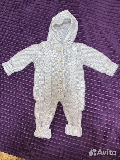 Вязаный комбинезон гномик 62