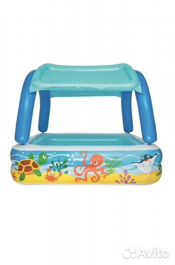 Детский надувной Бассейн bestway с навесом