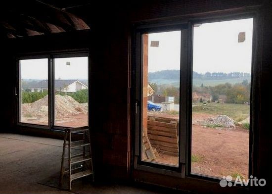 Остекление домов коттеджей / Входные группы