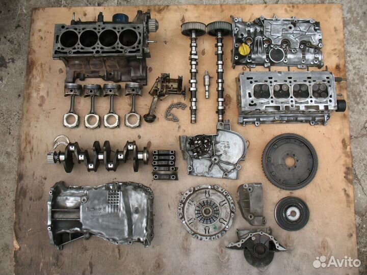 Мотор K4M812 1.6л в разбор Renault Megane 2