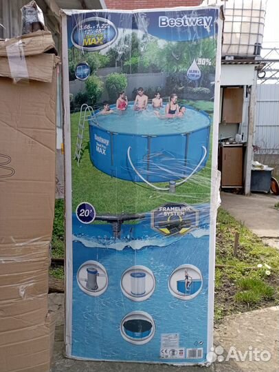 Каркасный бассейн 366 на 122 бу