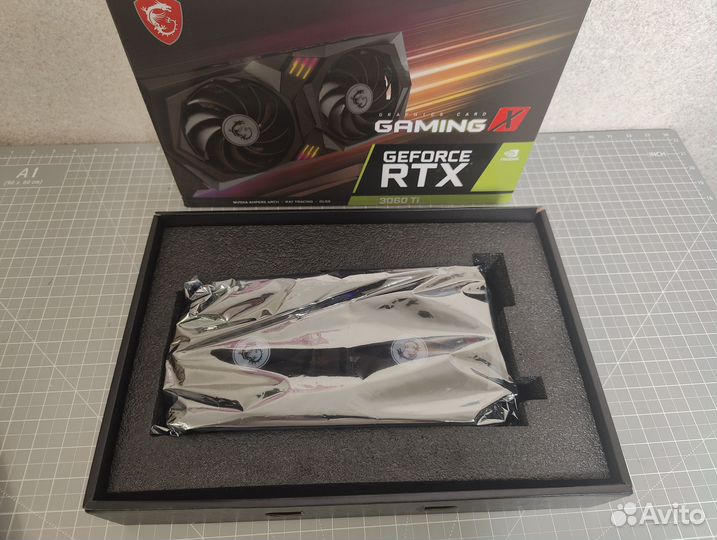 Новая MSI GeForce RTX 3060 Ti gaming X (LHR) 8Gb