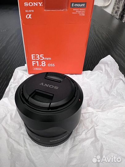 Объектив sony E35 f1.8
