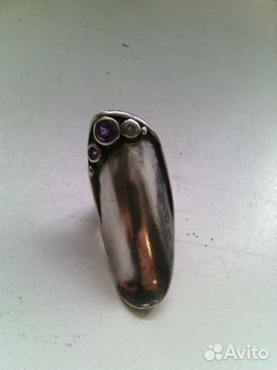 Перстень серебро