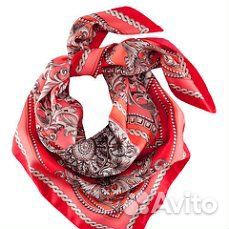 Шелковый платок Н&M р-р 80* 80