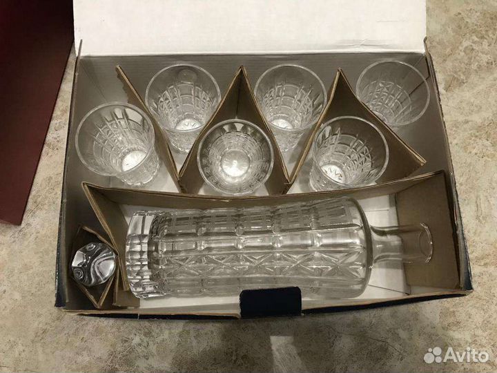 Набор чайный.Хрусталь