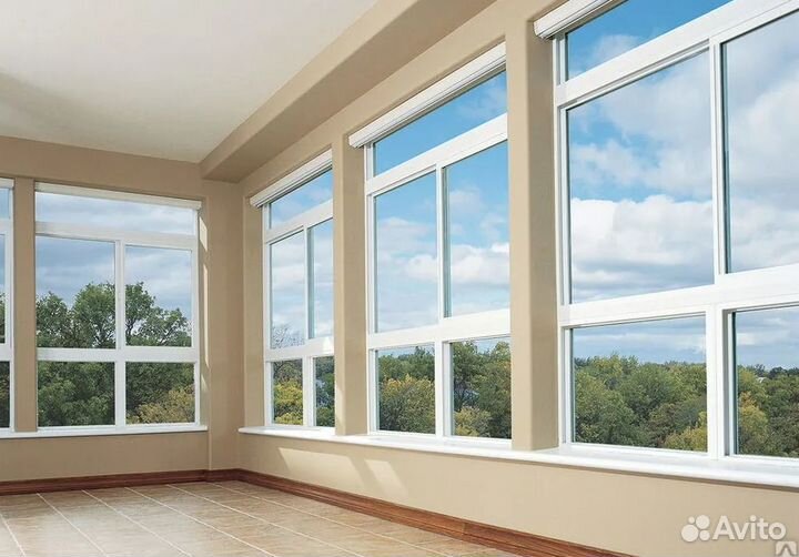 Окна с москитной сеткой