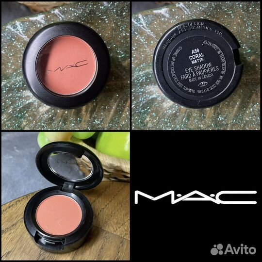 MAC Eye Shadow Matte # Coral Тени