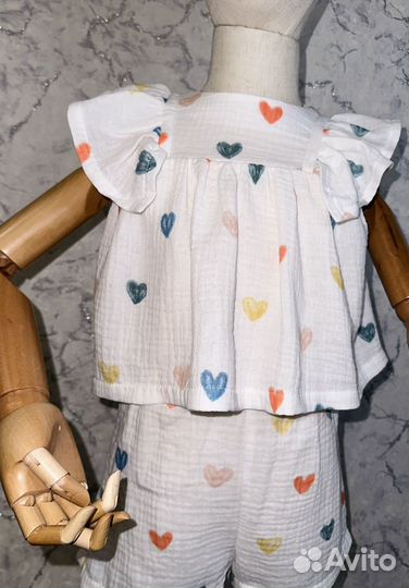 Костюм из муслина детский для девочек
