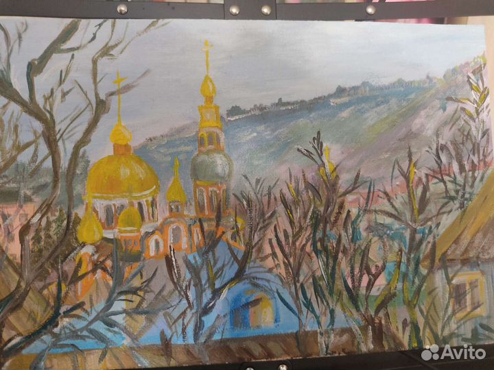 Картина Храм Пейзаж