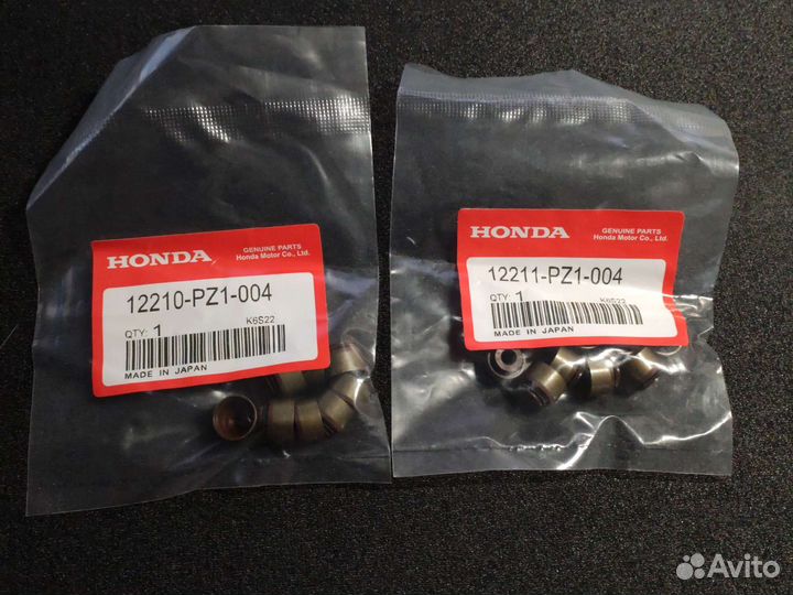 Маслосьемные колпачки Honda 12210-PZ1-004