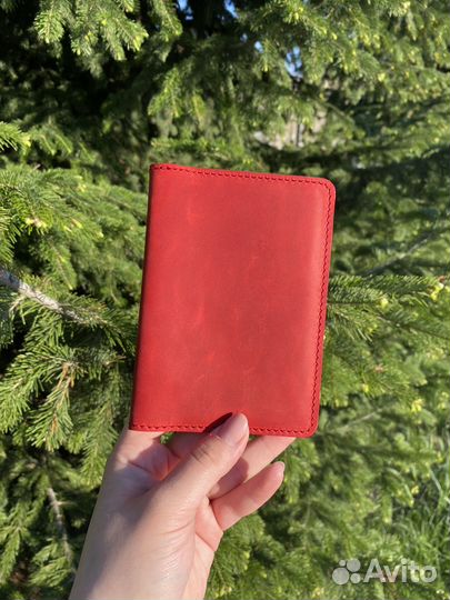 Обложка из натуральной кожи Crazy Horse