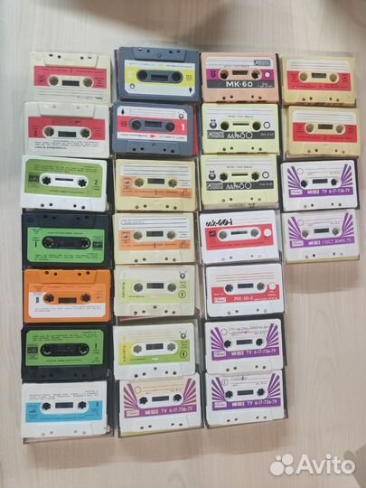 Аудиокассеты с записью СССР 1979 1982 1984 год