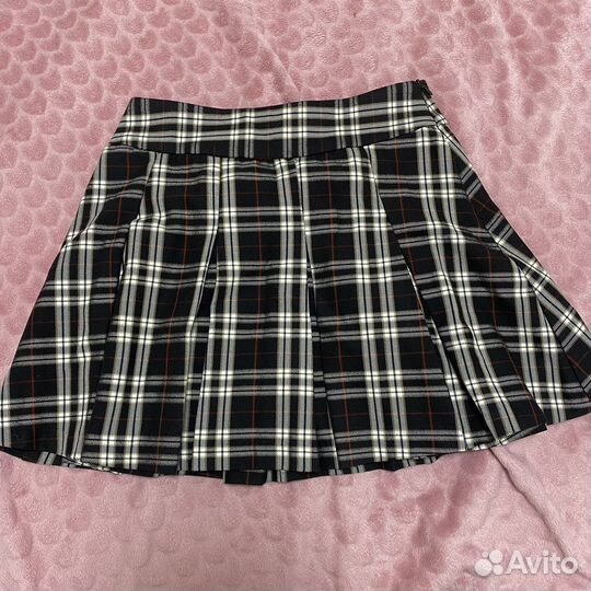 Юбка в клетку