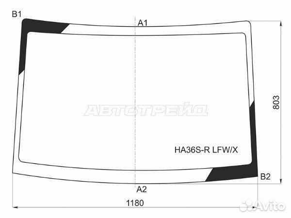 Стекло лобовое