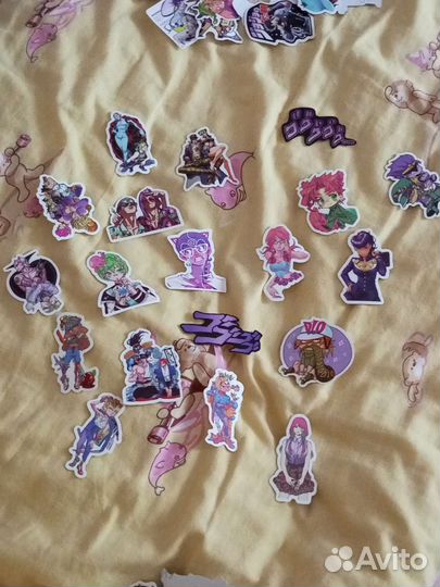 Стикеры по аниме джоджо кастомизированые