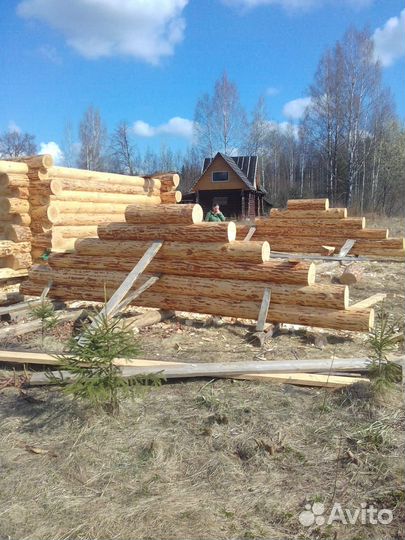 Срубы бань и домов